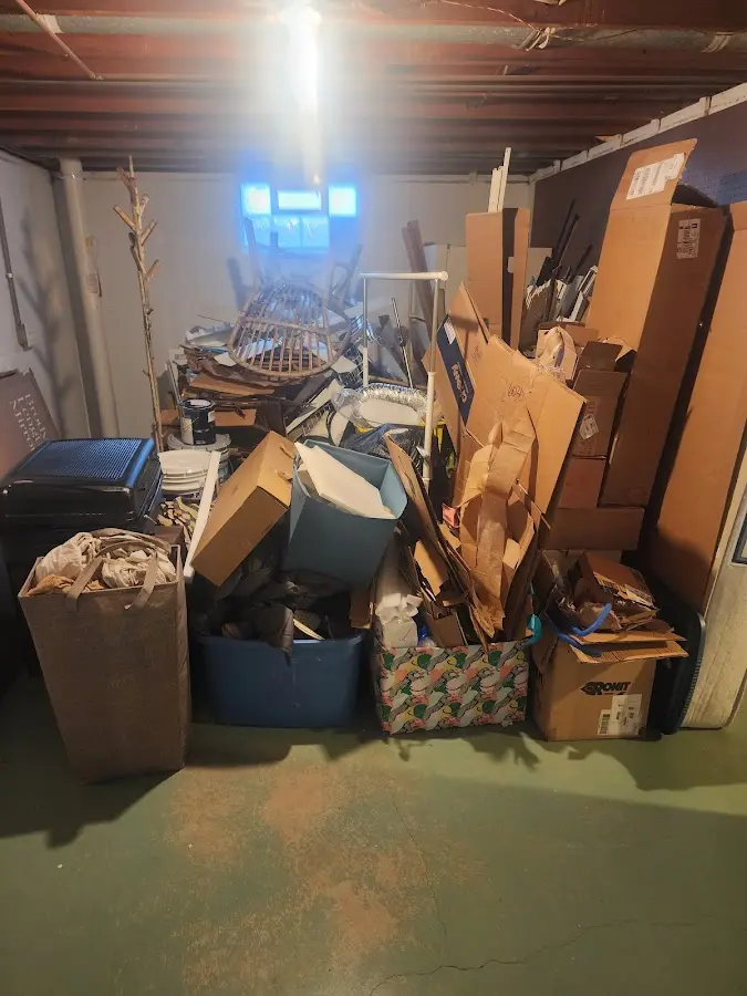 Roll-off dumpster container at job site for Construction Dumpster Rental in Osceola